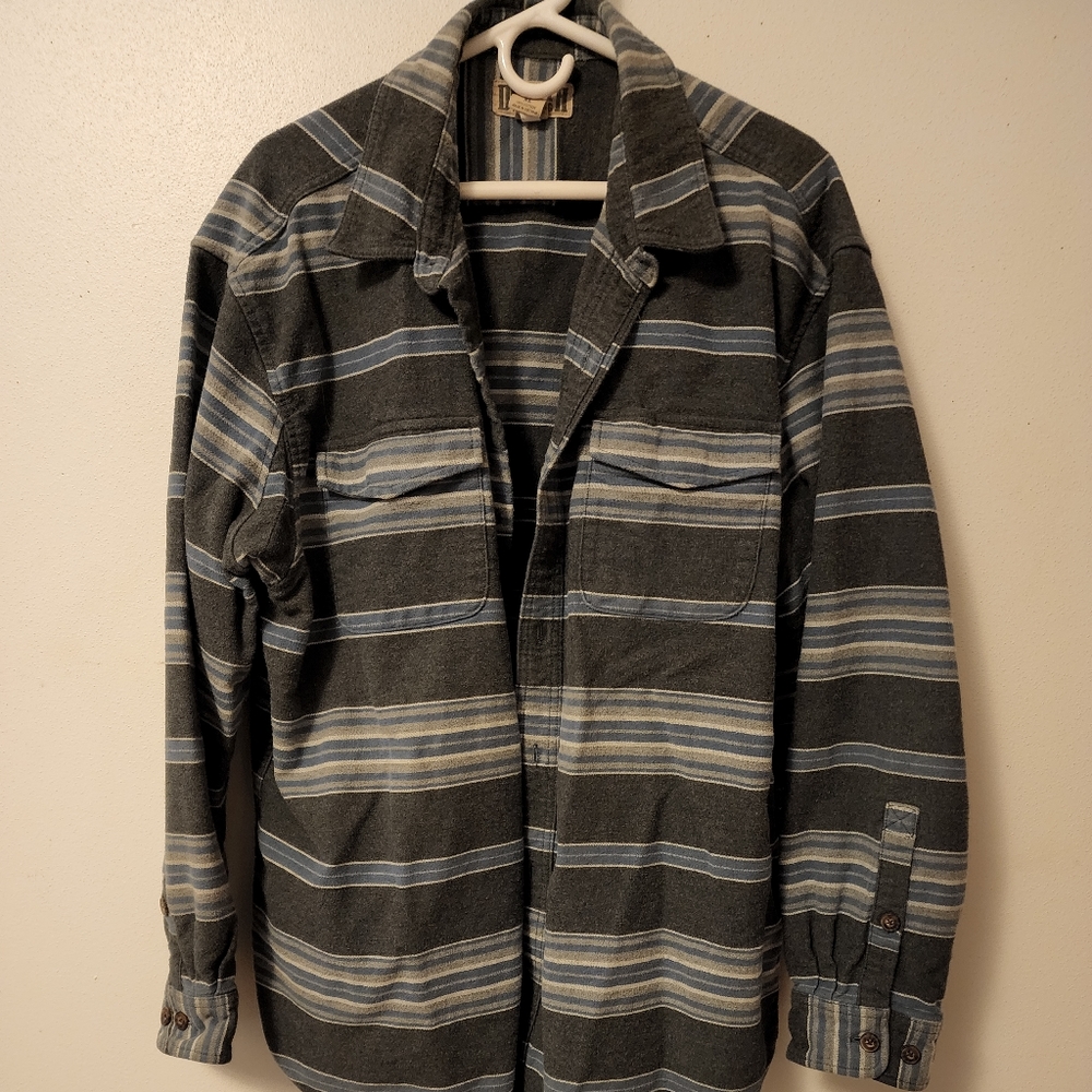 Duluth Trading Co Mens XL Flannel Shirt Jacket